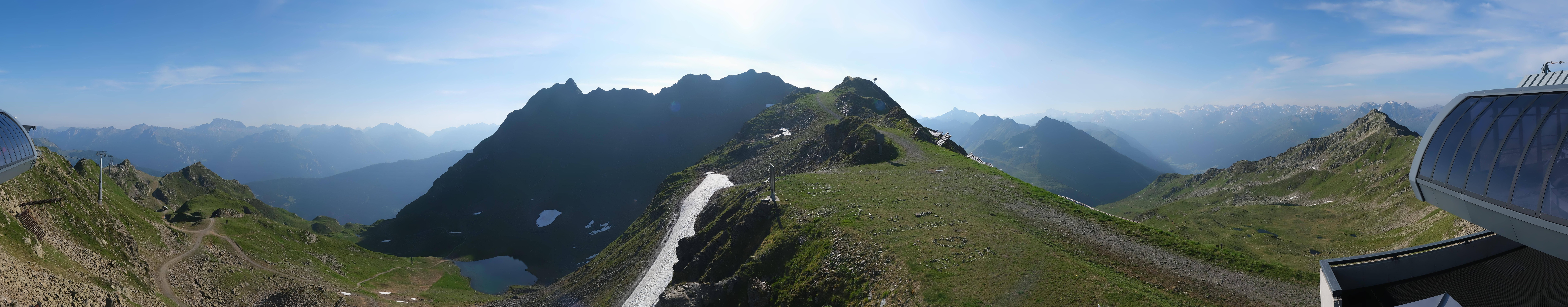 Archived image Webcam Panorama Gondola - Silvretta Montafon