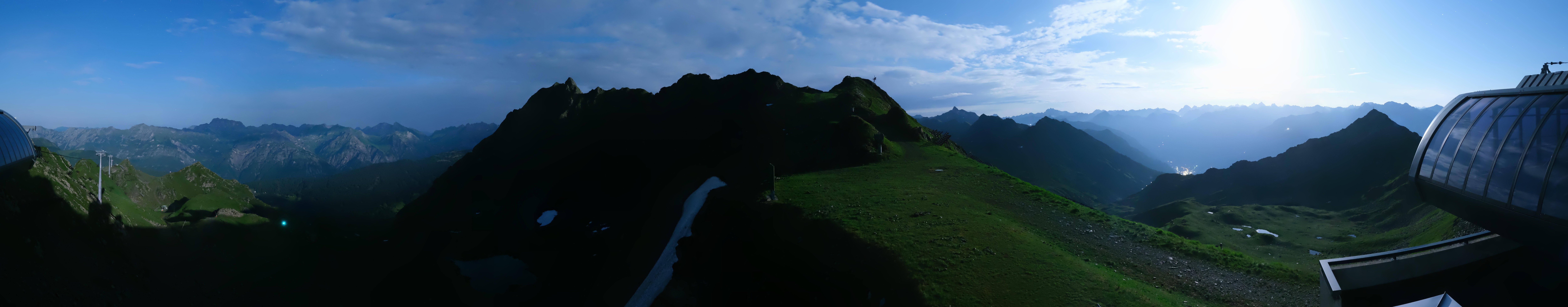 Archiv Foto Webcam Panorama Bahn - Silvretta Montafon