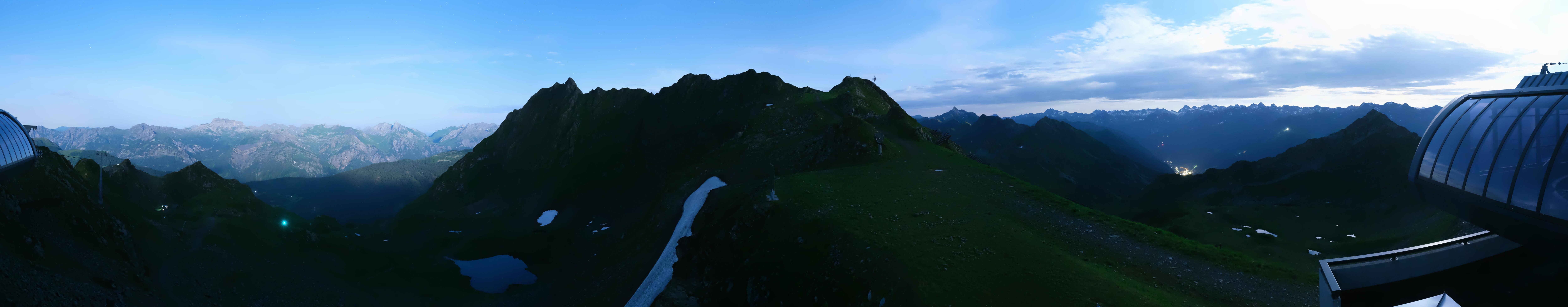Archiv Foto Webcam Panorama Bahn - Silvretta Montafon