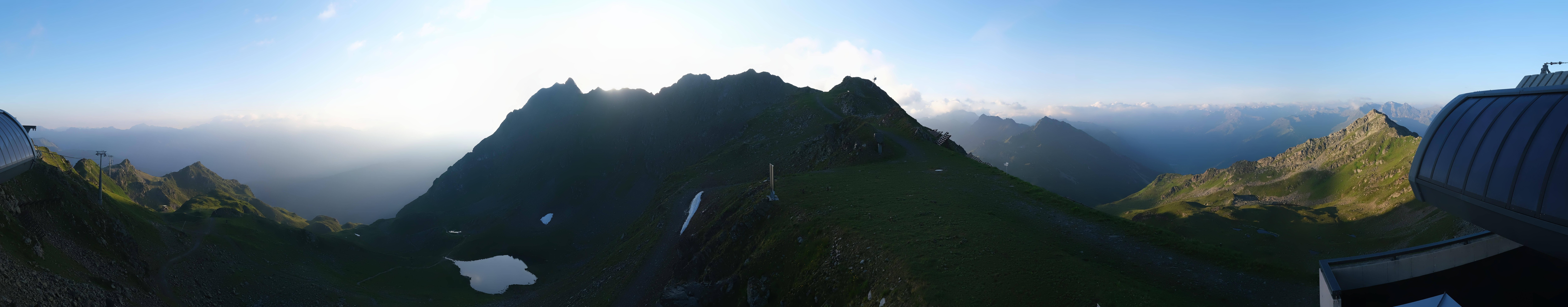 Archiv Foto Webcam Panorama Bahn - Silvretta Montafon