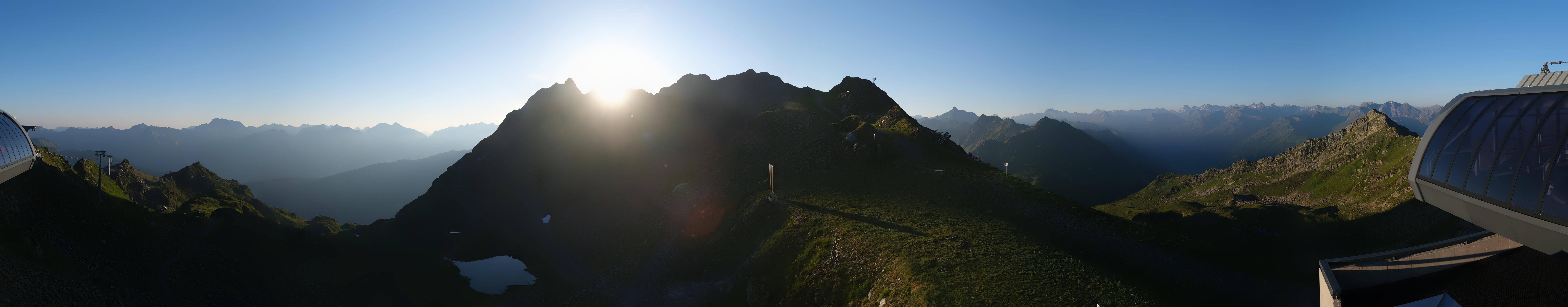 Archiv Foto Webcam Panorama Bahn - Silvretta Montafon