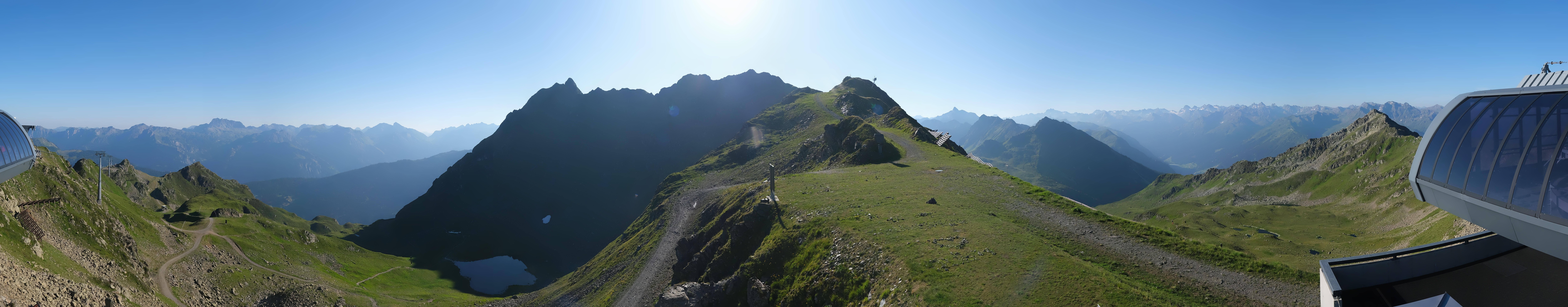Archiv Foto Webcam Panorama Bahn - Silvretta Montafon