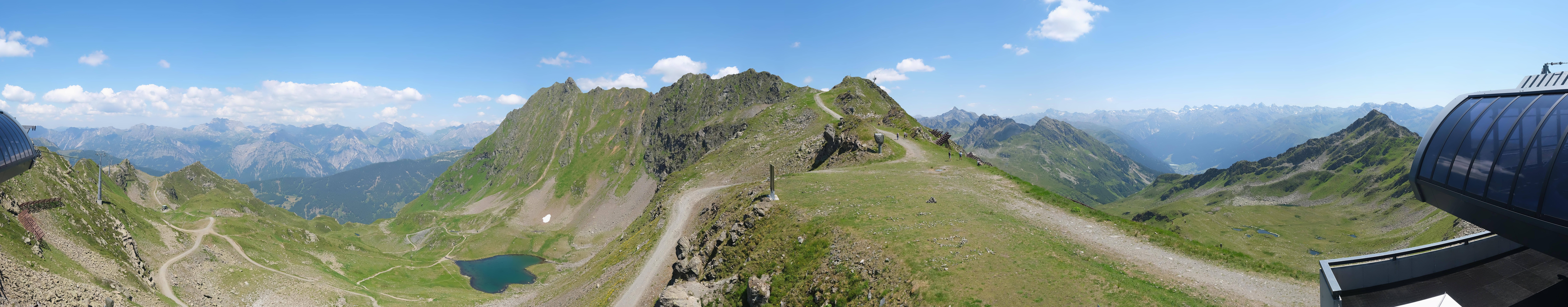 Archiv Foto Webcam Panorama Bahn - Silvretta Montafon
