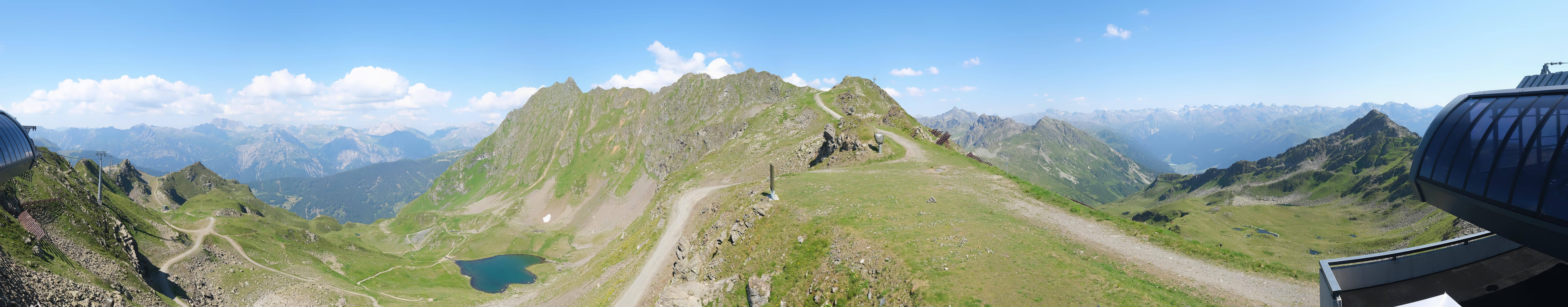 Archiv Foto Webcam Panorama Bahn - Silvretta Montafon