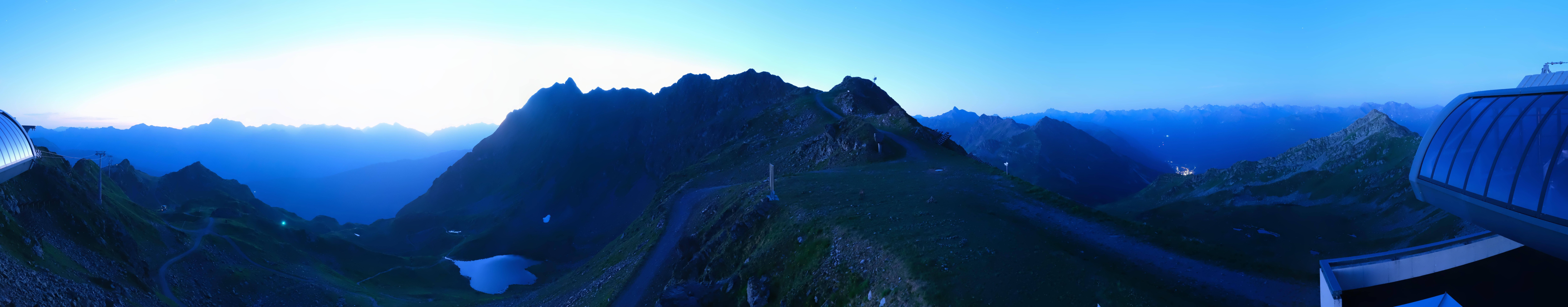 Archiv Foto Webcam Panorama Bahn - Silvretta Montafon