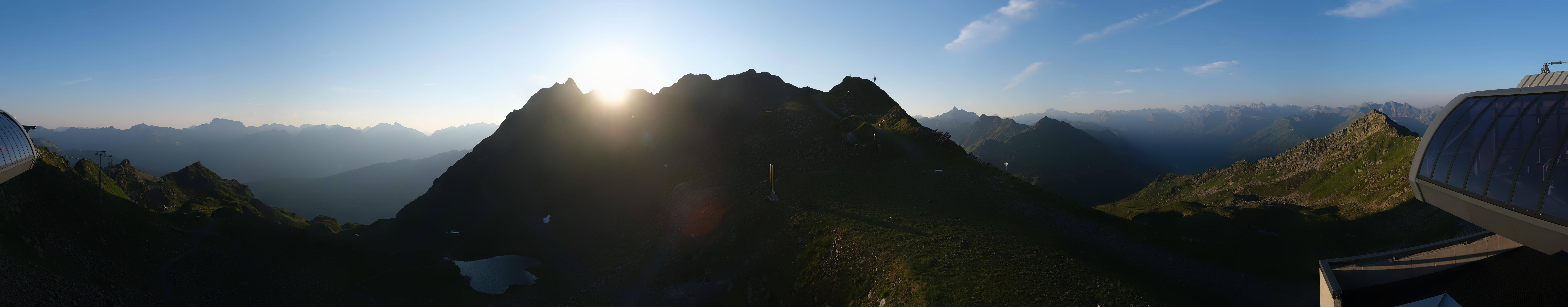 Archiv Foto Webcam Panorama Bahn - Silvretta Montafon