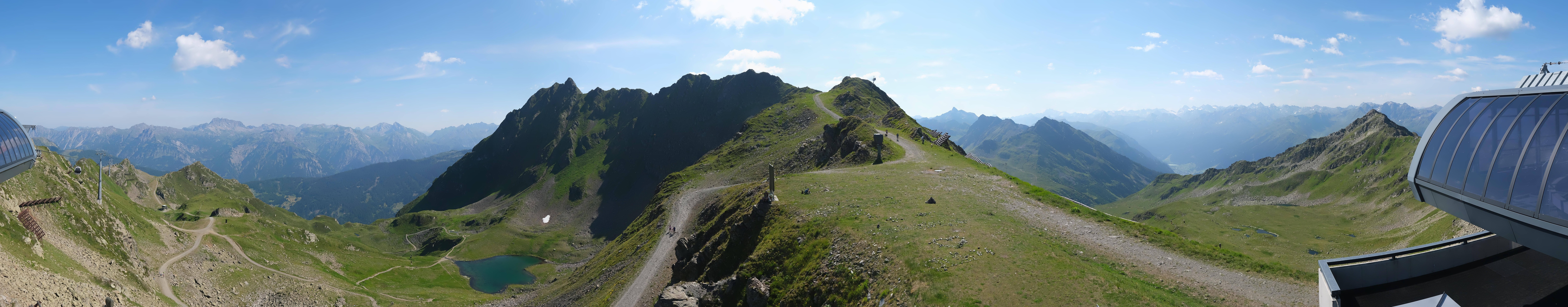 Archiv Foto Webcam Panorama Bahn - Silvretta Montafon