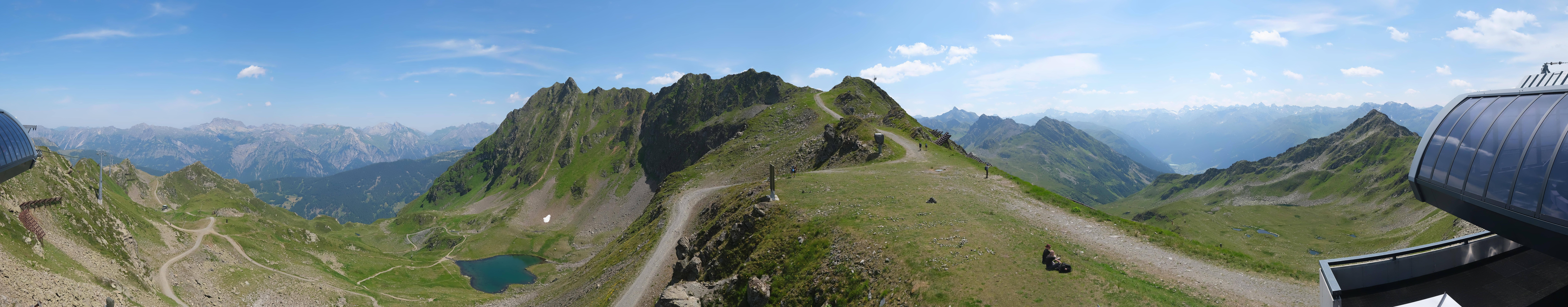 Archiv Foto Webcam Panorama Bahn - Silvretta Montafon