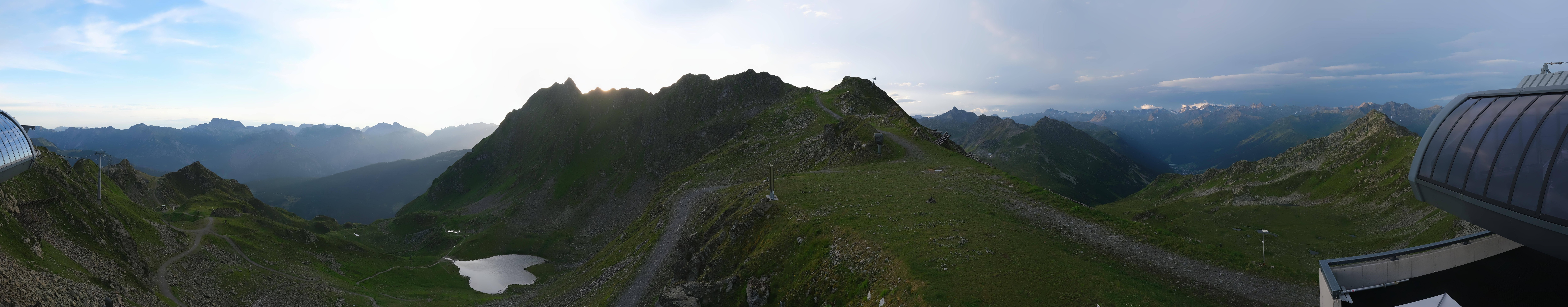Archived image Webcam Panorama Gondola - Silvretta Montafon