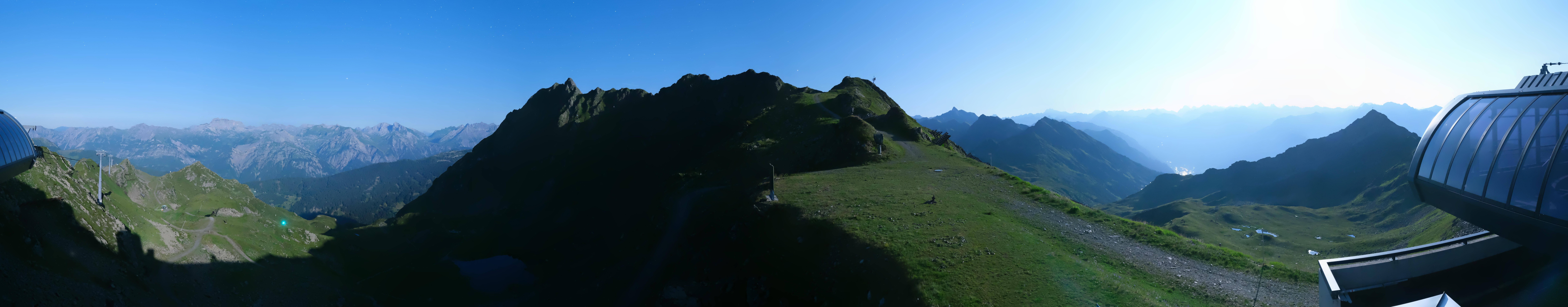 Archiv Foto Webcam Panorama Bahn - Silvretta Montafon