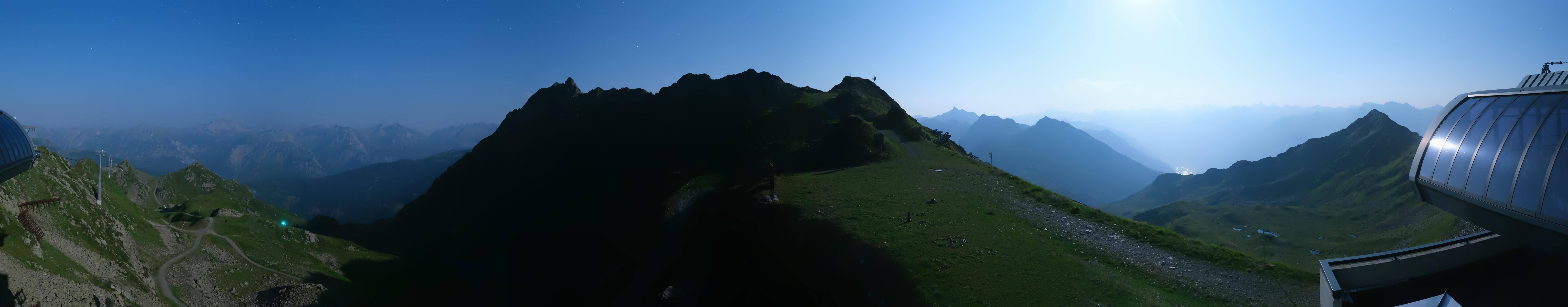Archiv Foto Webcam Panorama Bahn - Silvretta Montafon