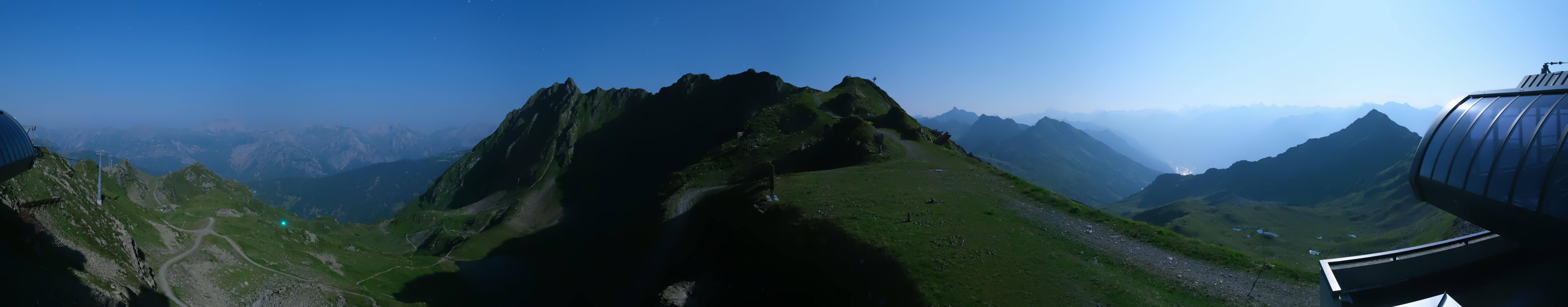 Archiv Foto Webcam Panorama Bahn - Silvretta Montafon