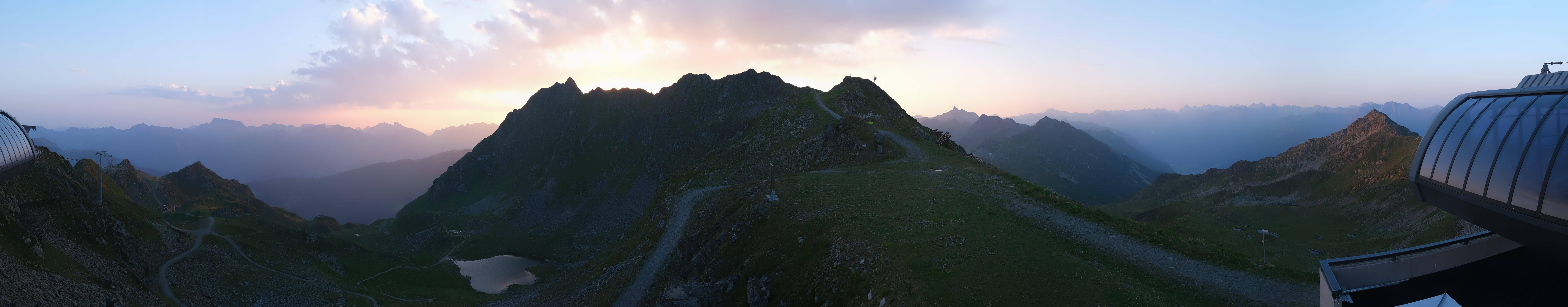 Archiv Foto Webcam Panorama Bahn - Silvretta Montafon