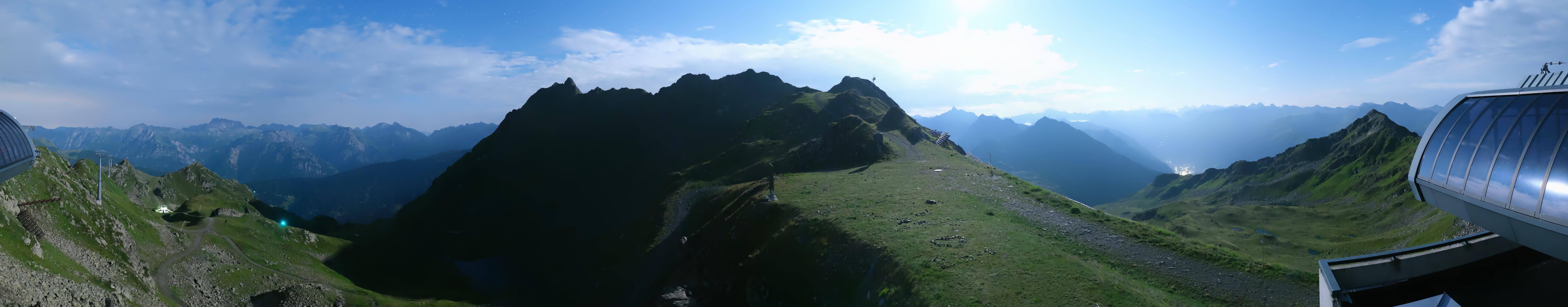 Archiv Foto Webcam Panorama Bahn - Silvretta Montafon