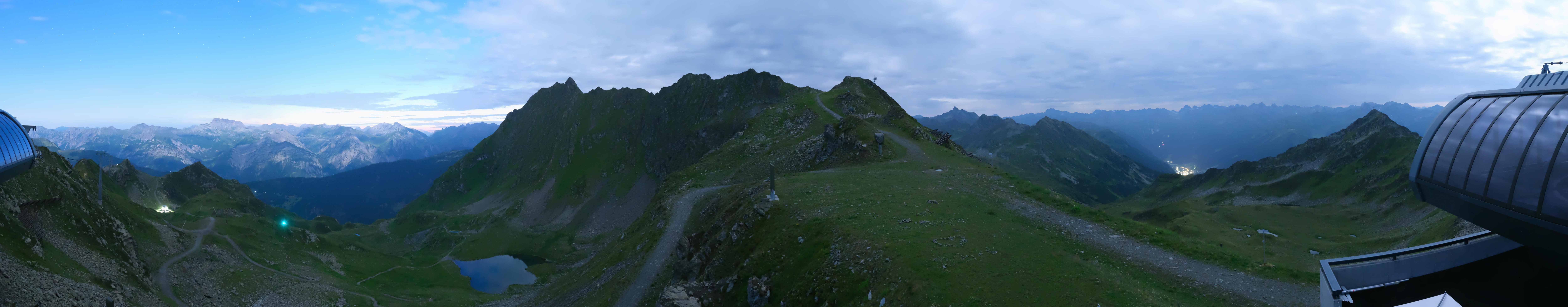 Archiv Foto Webcam Panorama Bahn - Silvretta Montafon