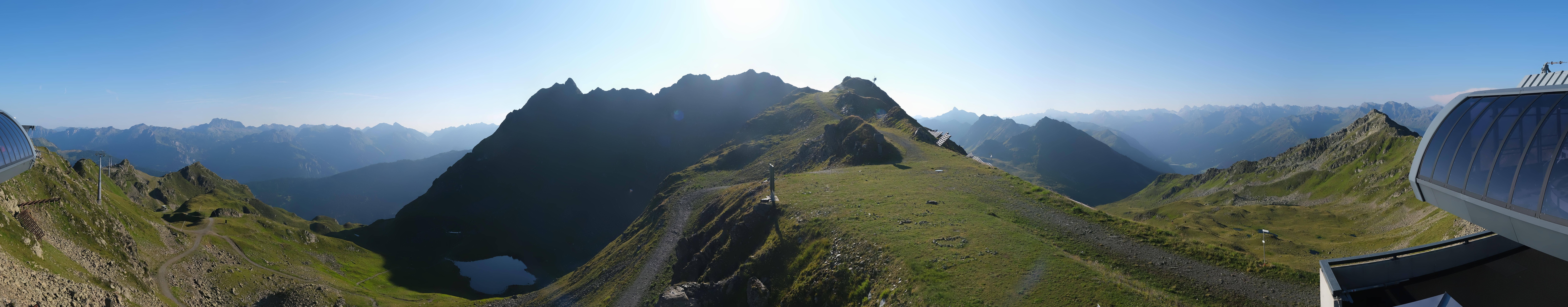 Archiv Foto Webcam Panorama Bahn - Silvretta Montafon