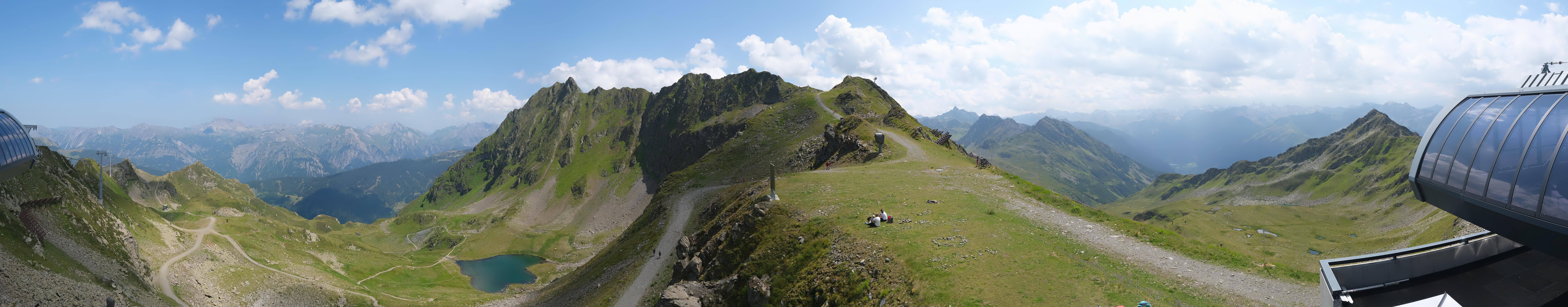 Archiv Foto Webcam Panorama Bahn - Silvretta Montafon