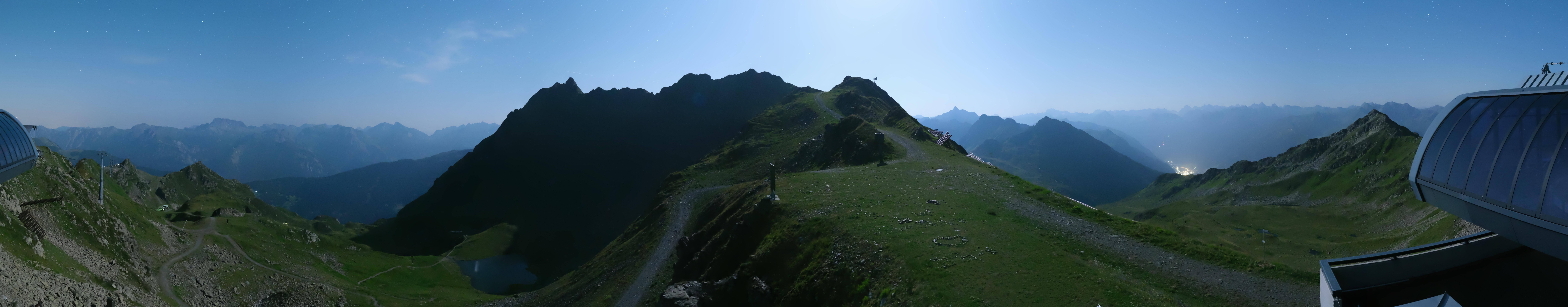 Archiv Foto Webcam Panorama Bahn - Silvretta Montafon