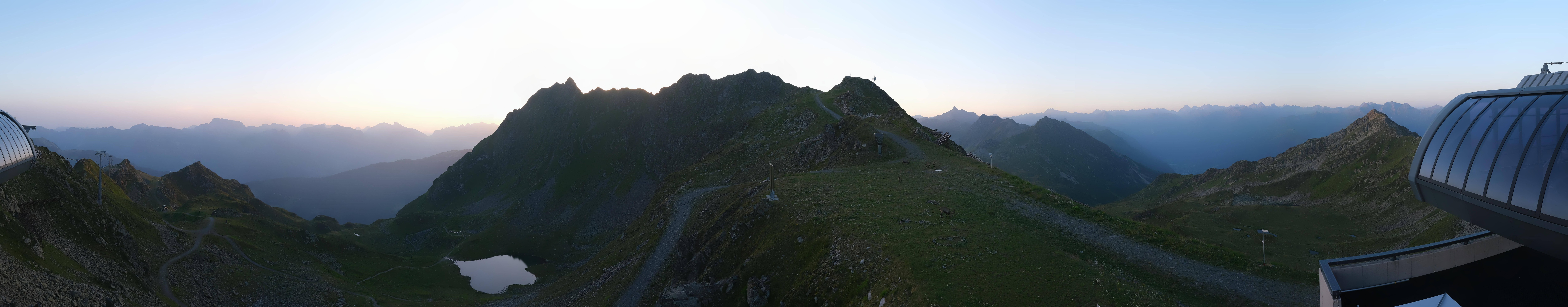 Archiv Foto Webcam Panorama Bahn - Silvretta Montafon