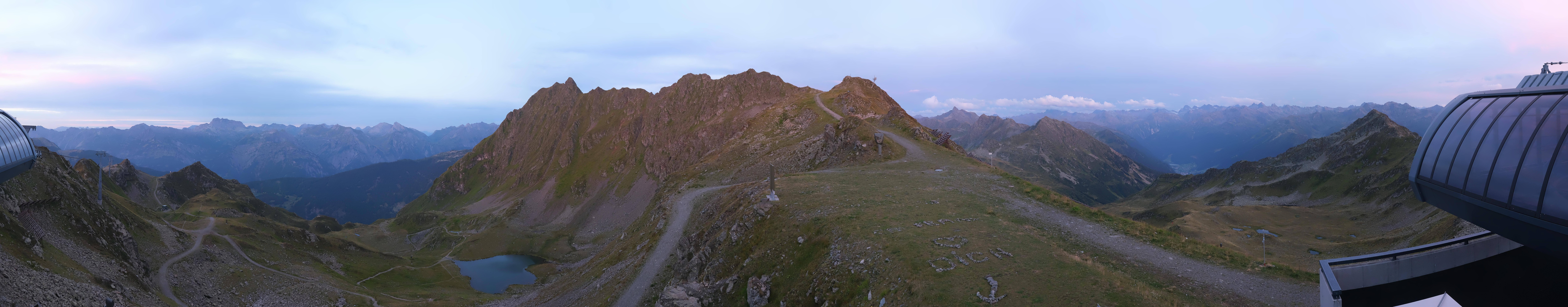 Archived image Webcam Panorama Gondola - Silvretta Montafon