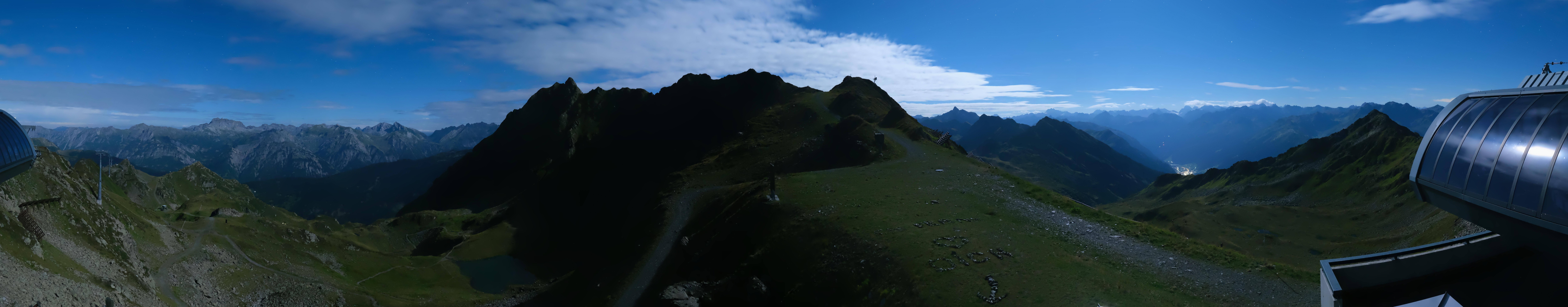Archiv Foto Webcam Panorama Bahn - Silvretta Montafon