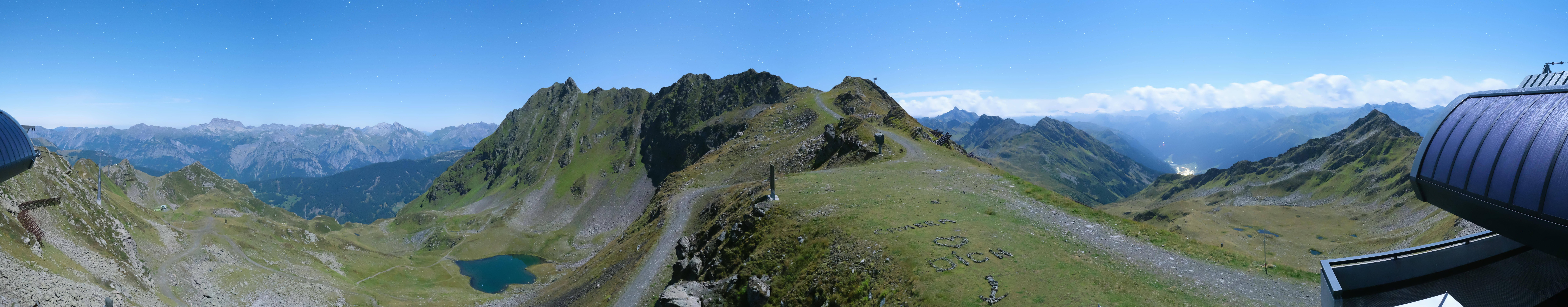 Archiv Foto Webcam Panorama Bahn - Silvretta Montafon