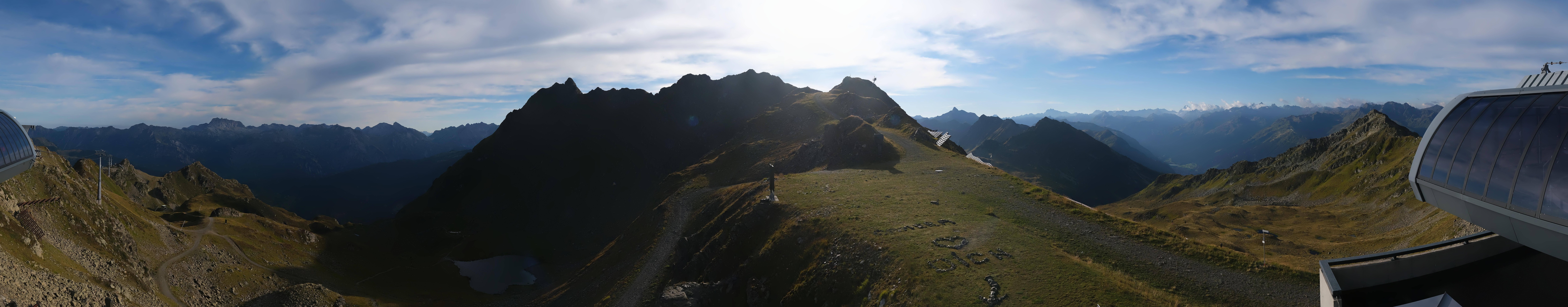 Archiv Foto Webcam Panorama Bahn - Silvretta Montafon