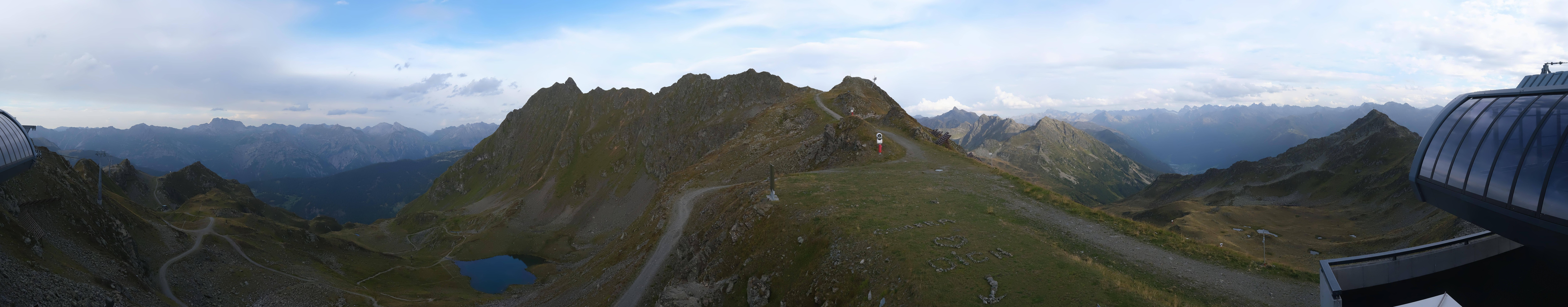Archiv Foto Webcam Panorama Bahn - Silvretta Montafon