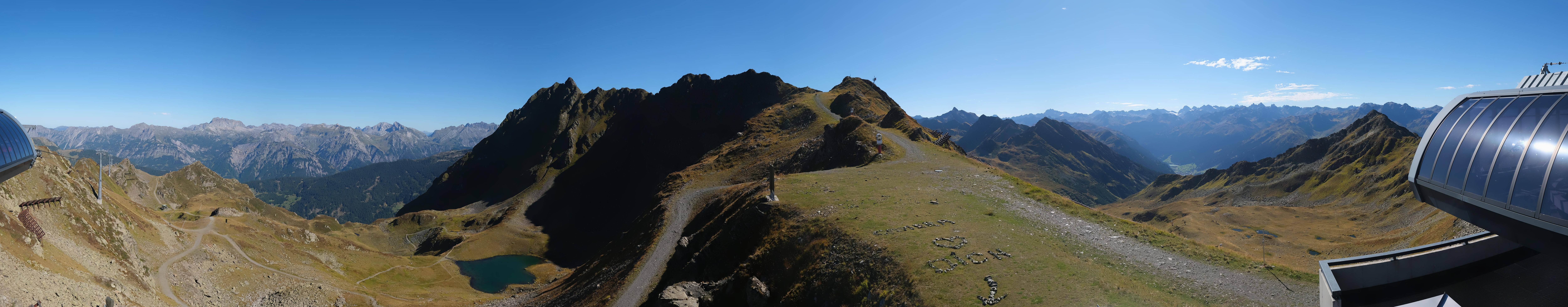 Archiv Foto Webcam Panorama Bahn - Silvretta Montafon
