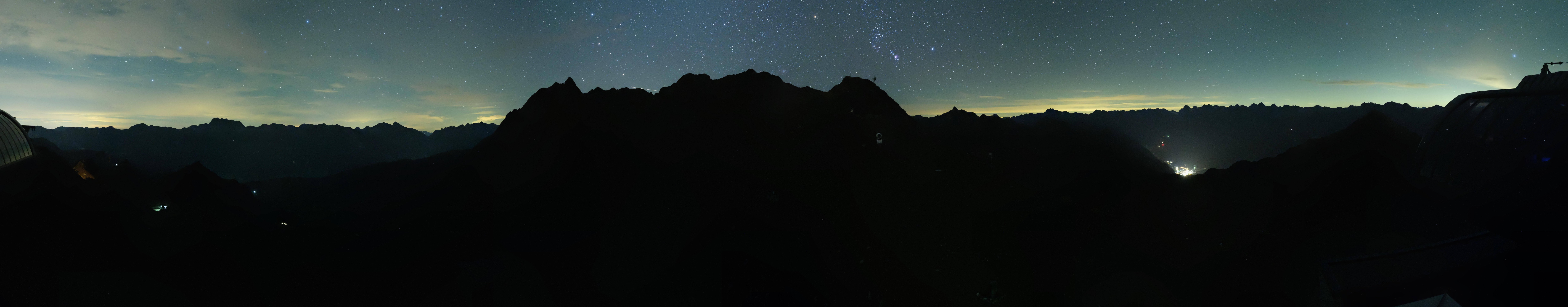 Archived image Webcam Panorama Gondola - Silvretta Montafon