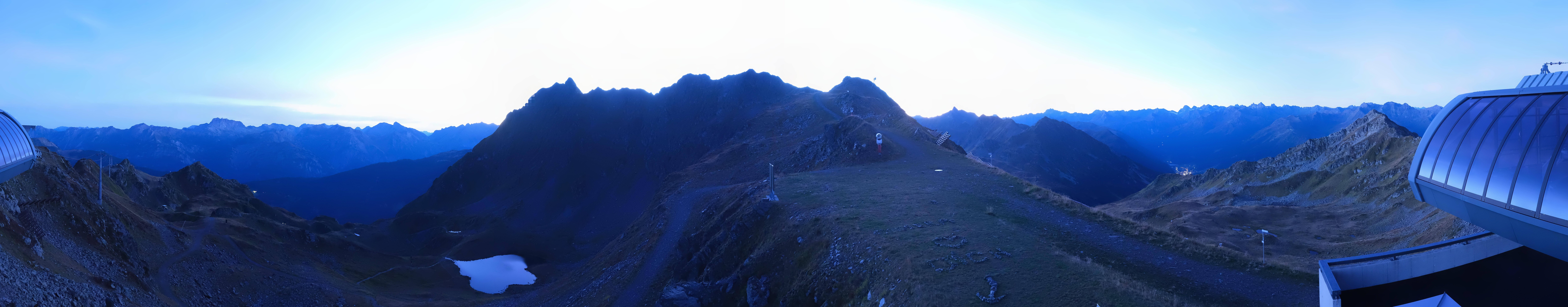 Archived image Webcam Panorama Gondola - Silvretta Montafon