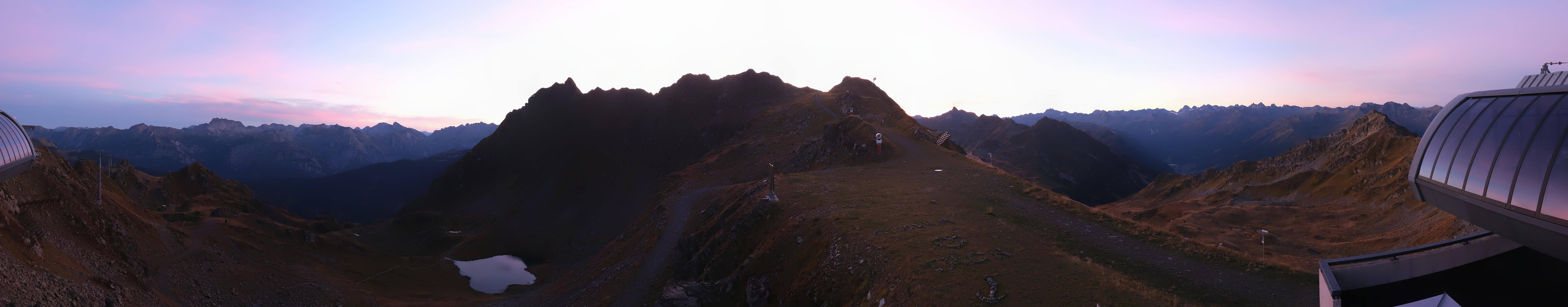 Archived image Webcam Panorama Gondola - Silvretta Montafon