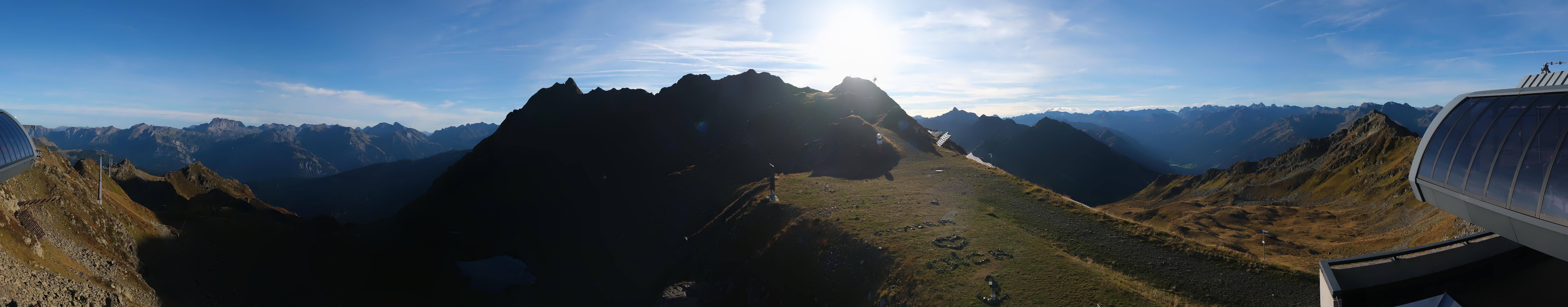 Archived image Webcam Panorama Gondola - Silvretta Montafon