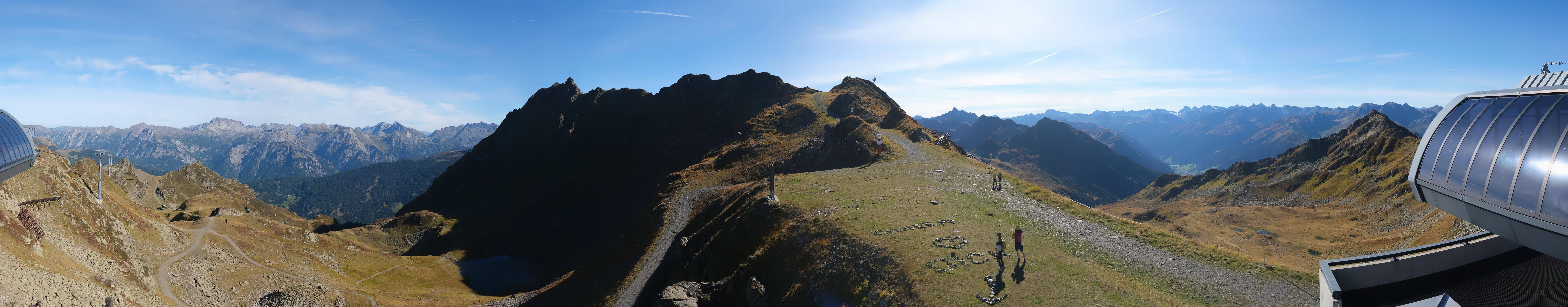 Archived image Webcam Panorama Gondola - Silvretta Montafon