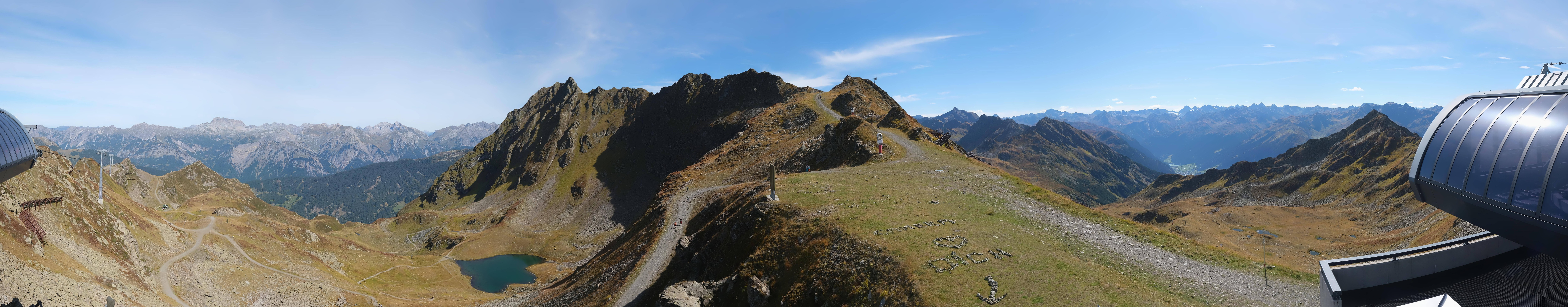 Archived image Webcam Panorama Gondola - Silvretta Montafon