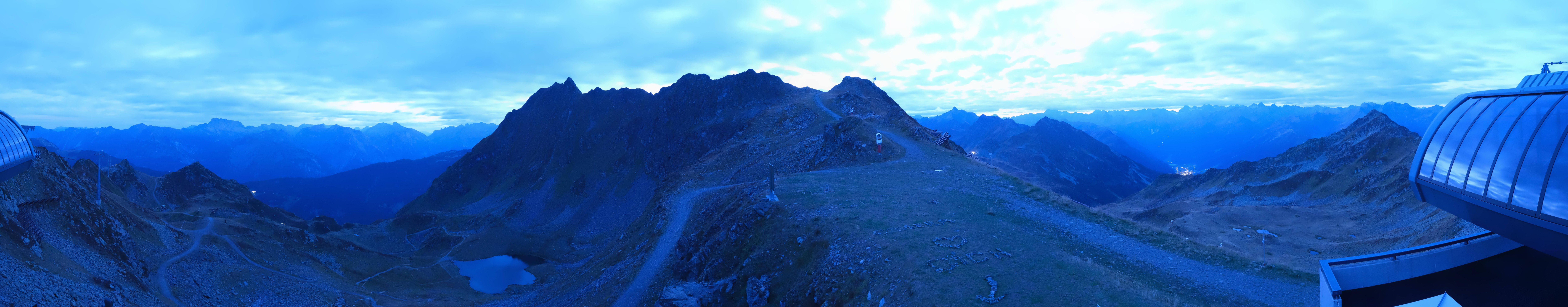 Archiv Foto Webcam Panorama Bahn - Silvretta Montafon