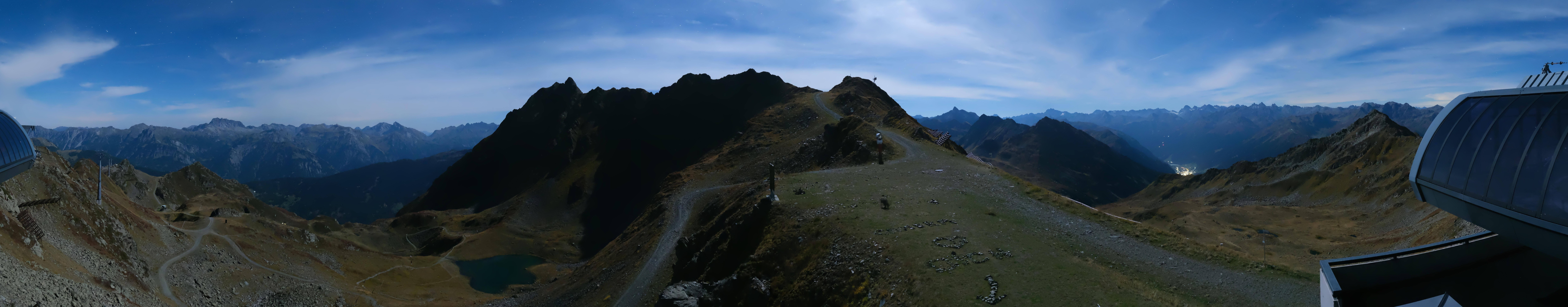 Archiv Foto Webcam Panorama Bahn - Silvretta Montafon