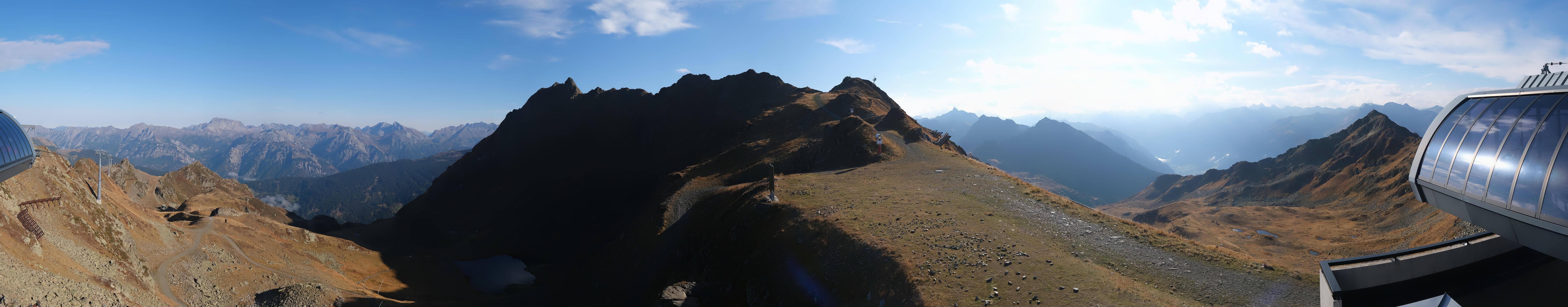Archiv Foto Webcam Panorama Bahn - Silvretta Montafon