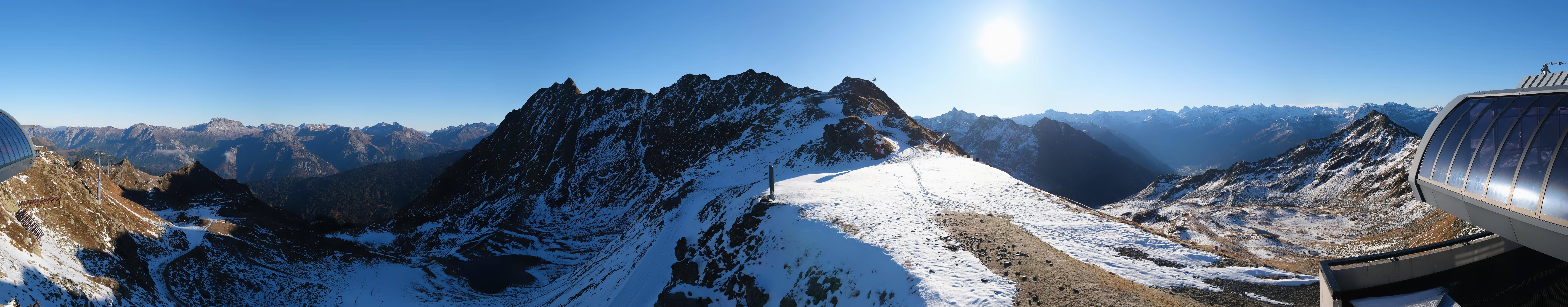 Archived image Webcam Panorama Gondola - Silvretta Montafon