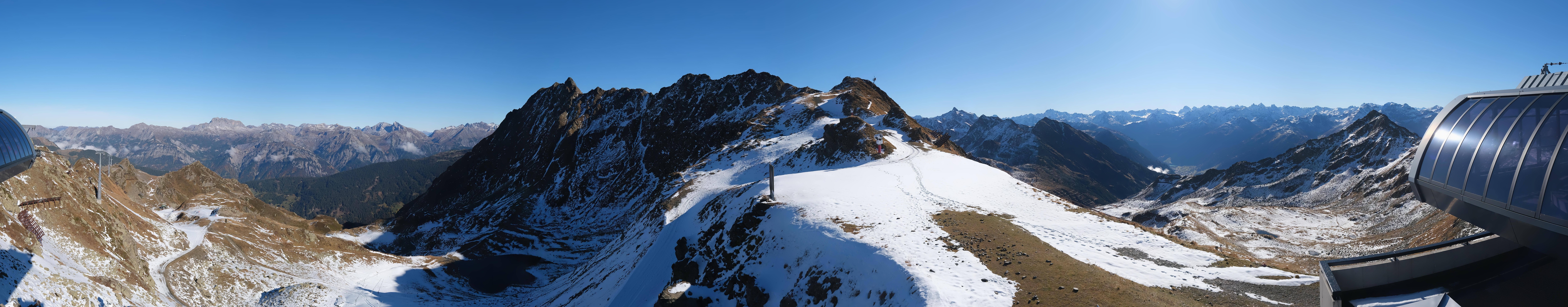 Archived image Webcam Panorama Gondola - Silvretta Montafon