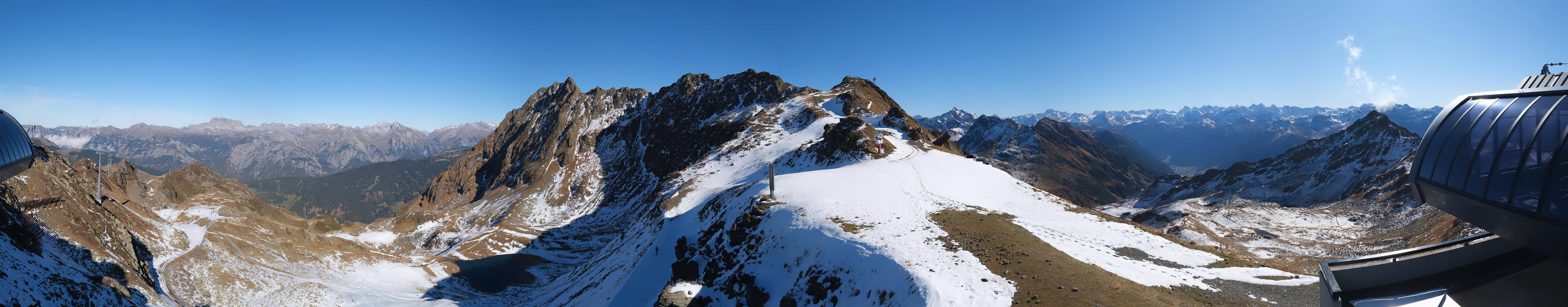 Archived image Webcam Panorama Gondola - Silvretta Montafon
