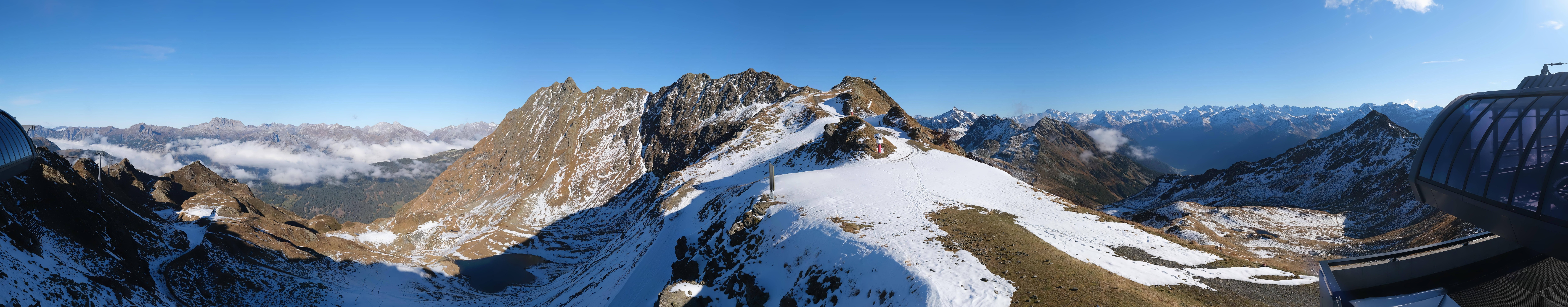 Archived image Webcam Panorama Gondola - Silvretta Montafon