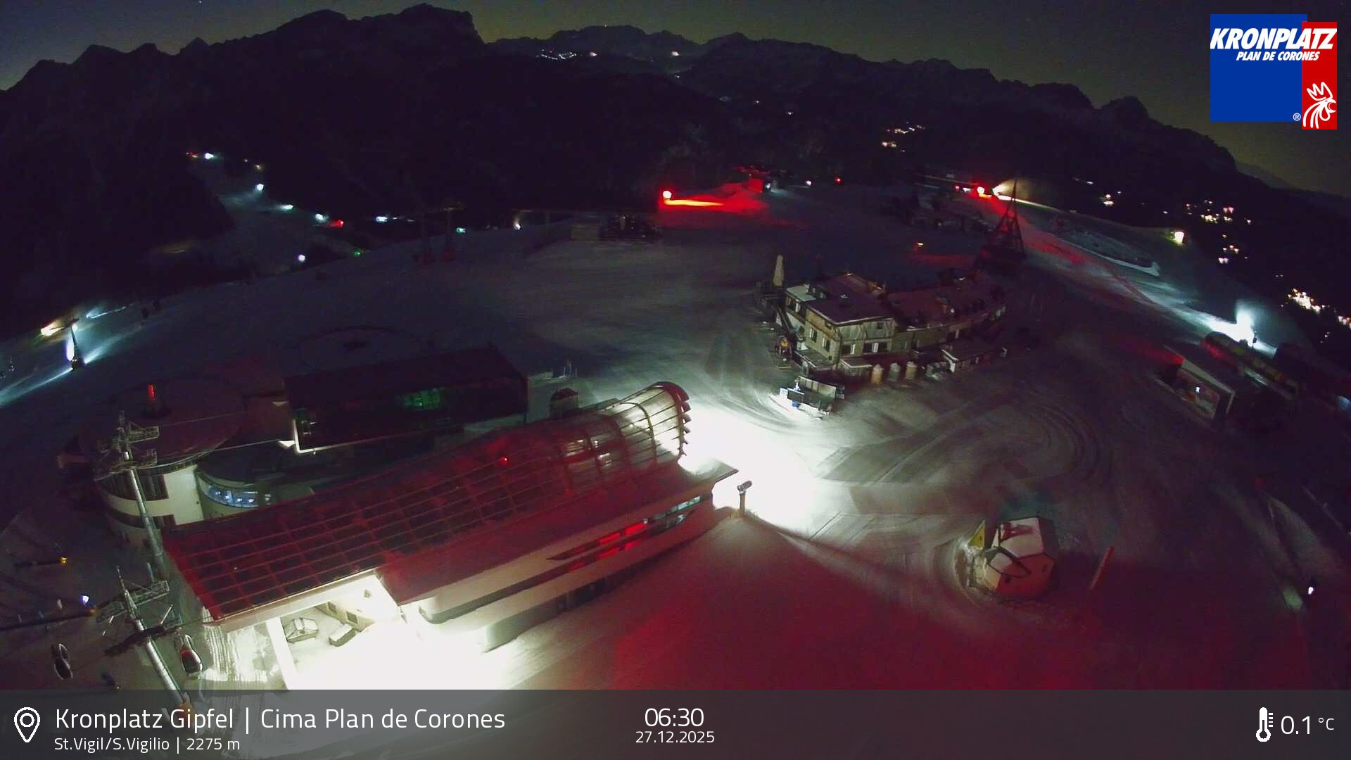 Archiv Foto Webcam Kronplatz - St. Vigil, Südtirol