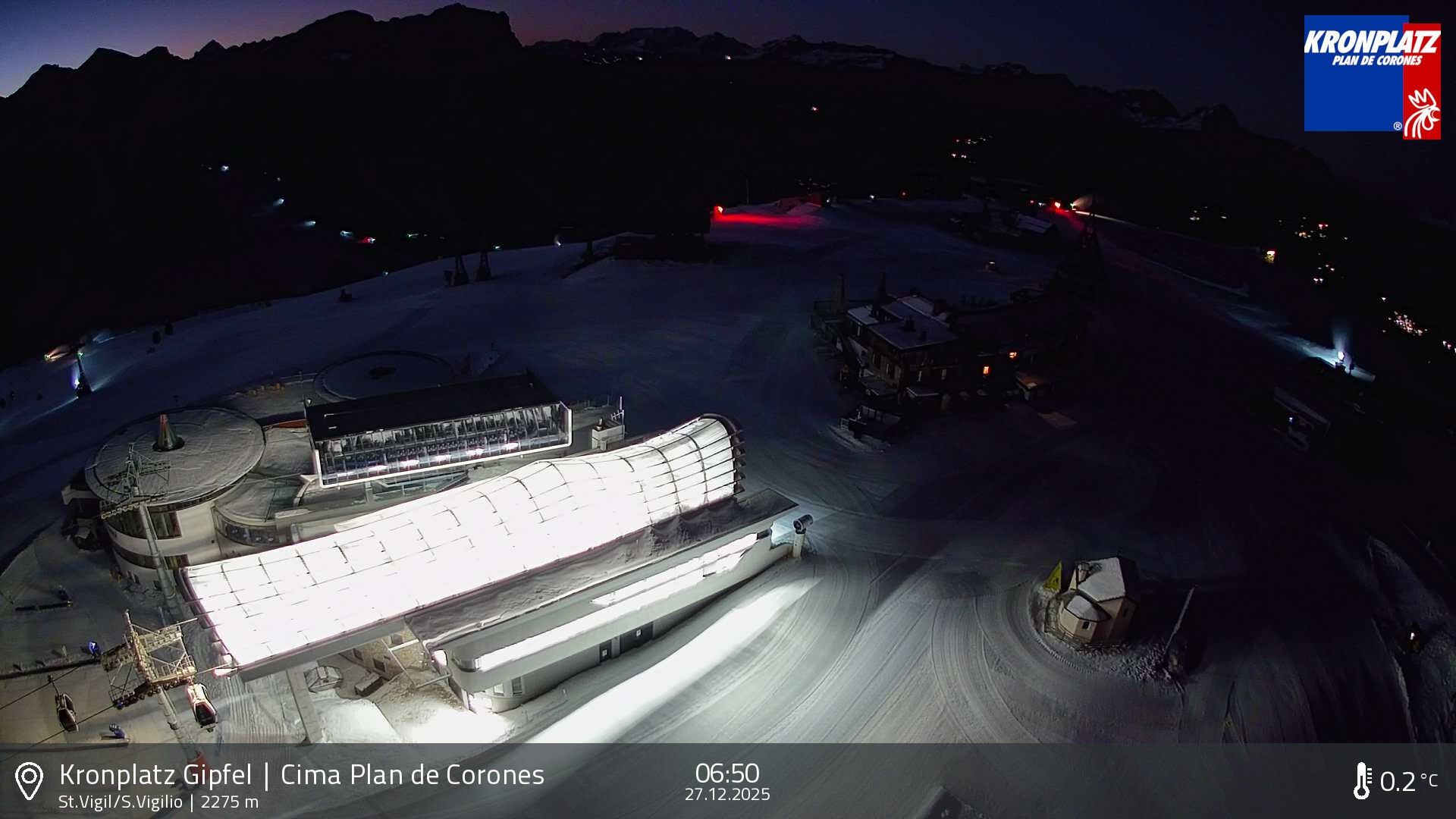 Archiv Foto Webcam Kronplatz - St. Vigil, Südtirol