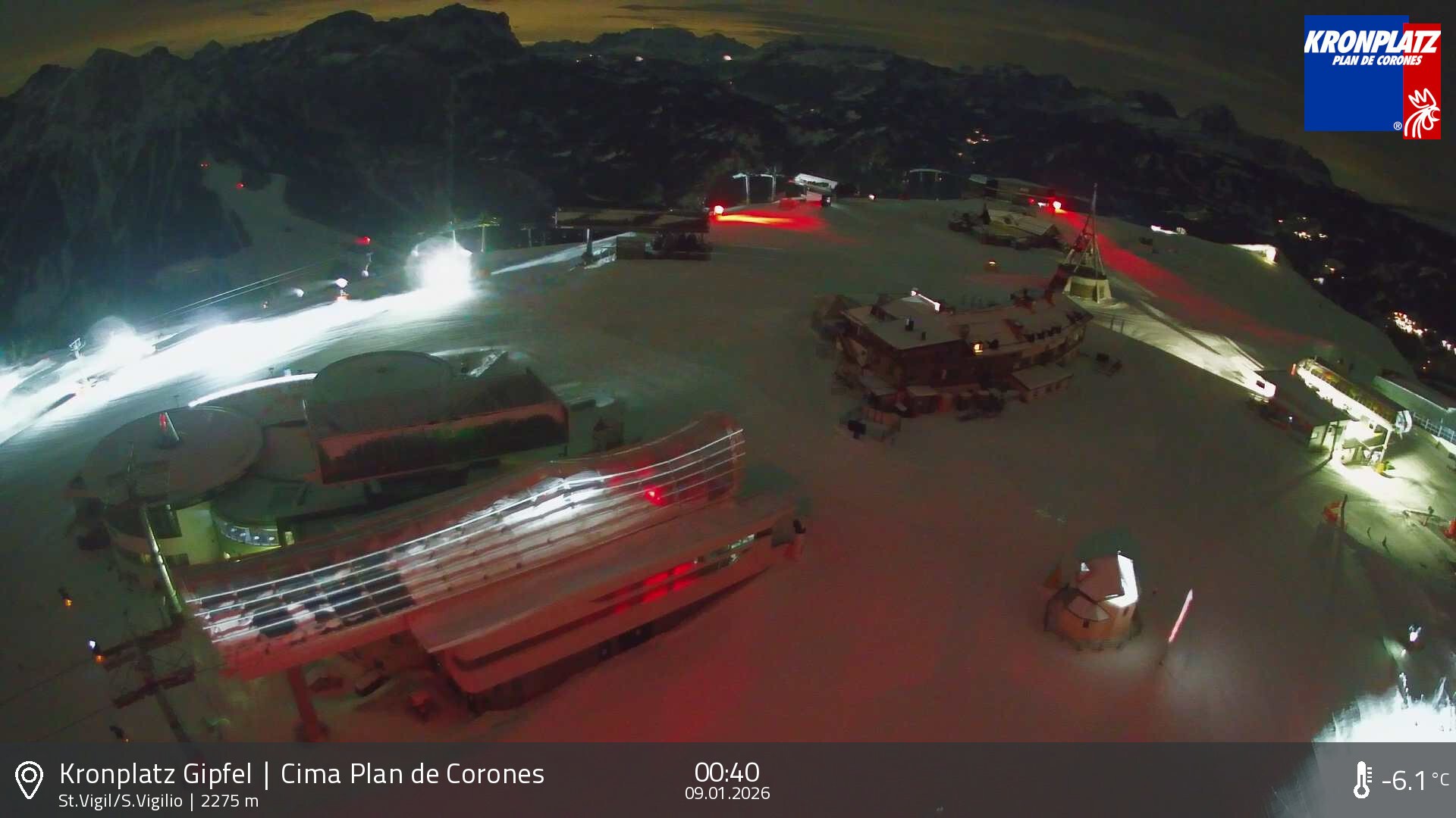 Archiv Foto Webcam Kronplatz - St. Vigil, Südtirol