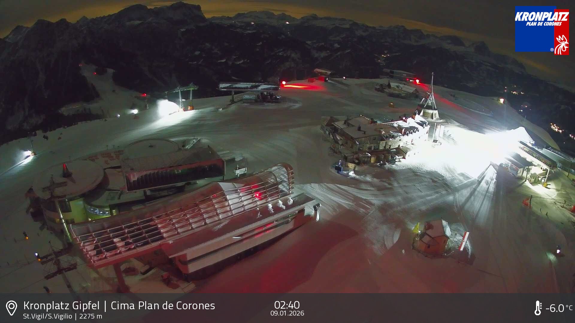 Archiv Foto Webcam Kronplatz - St. Vigil, Südtirol