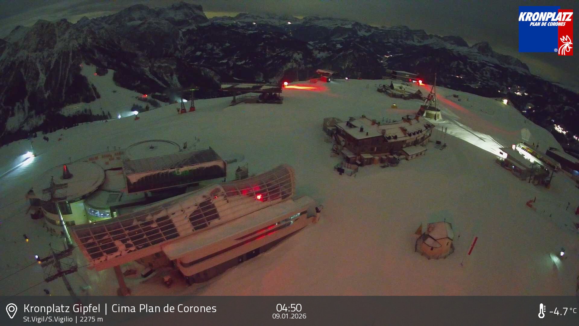 Archiv Foto Webcam Kronplatz - St. Vigil, Südtirol