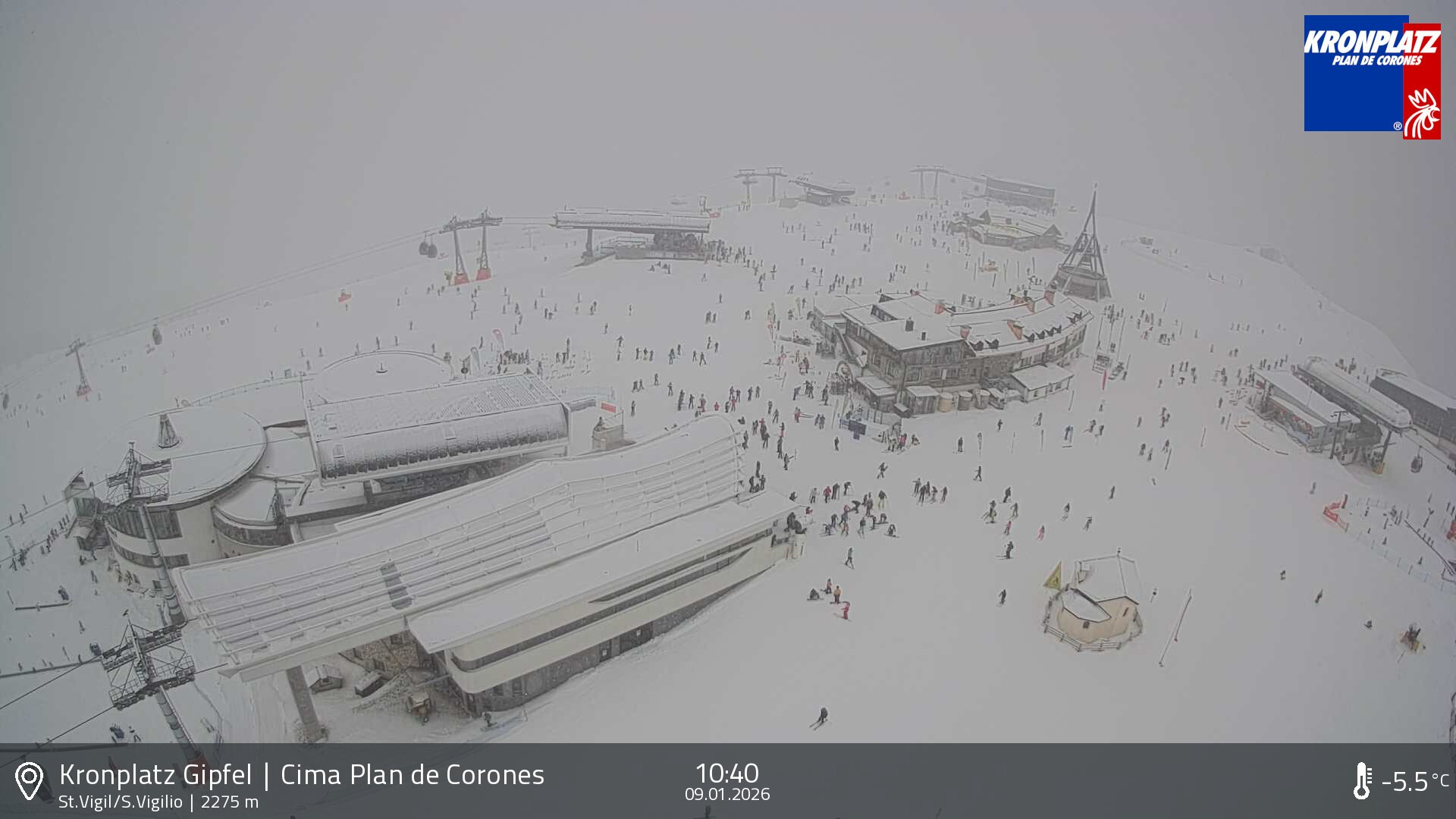 Archiv Foto Webcam Kronplatz - St. Vigil, Südtirol