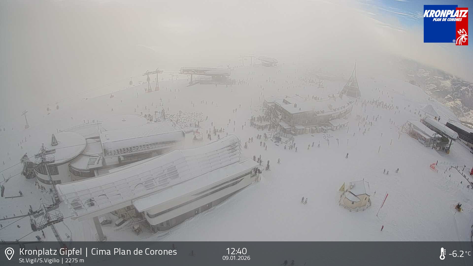 Archiv Foto Webcam Kronplatz - St. Vigil, Südtirol