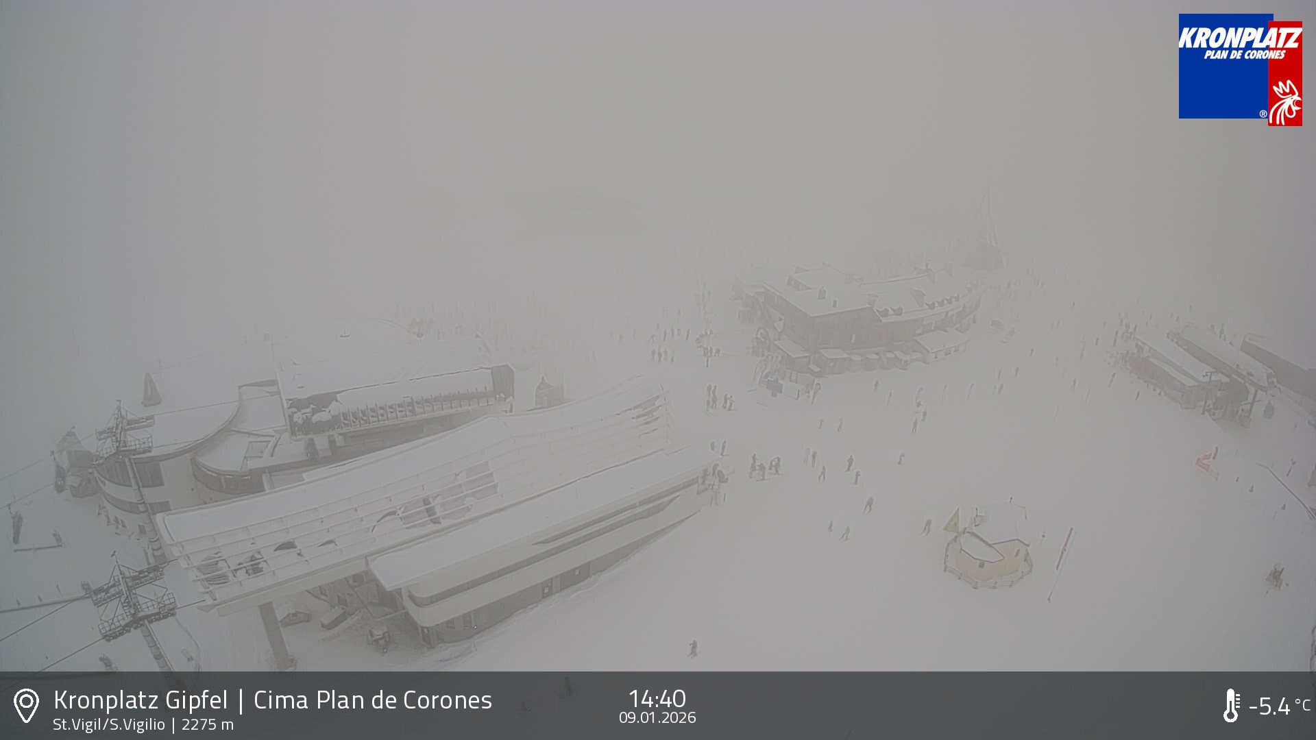 Archiv Foto Webcam Kronplatz - St. Vigil, Südtirol